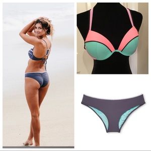 Shade & Shore bikini / hipster bottom & halter top